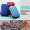 Hard Drive Portable Carrying Case, 5.5 x 4 x 1.4 in Digital Accessories Cable Earphone Storage Organizer USB Flash Drive view 3