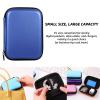 Hard Drive Portable Carrying Case, 5.5 x 4 x 1.4 in Digital Accessories Cable Earphone Storage Organizer USB Flash Drive view 4