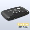 Wiistar HDMI Splitter 1 in 4 Out 4K@30Hz HDMI 1x2/4 Splitter Converter HDMI 1.4 Supports 3D Full HD 1080P for Xbox, PS4 PS3 Fire Stick Blu Ray Apple TV HDTV view 2