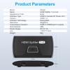 Wiistar HDMI Splitter 1 in 4 Out 4K@30Hz HDMI 1x2/4 Splitter Converter HDMI 1.4 Supports 3D Full HD 1080P for Xbox, PS4 PS3 Fire Stick Blu Ray Apple TV HDTV view 4