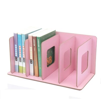DCFV CD Rack Wooden Storage Rack Wooden Storage Box Assembled Creative Display Rack CD Storage Cabinet Record Rack CD Display Cabinet (Color : Pink)