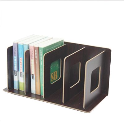 DCFV CD Rack Wooden Storage Rack Wooden Storage Box Assembled Creative Display Rack CD Storage Cabinet Record Rack CD Display Cabinet (Color : Black)