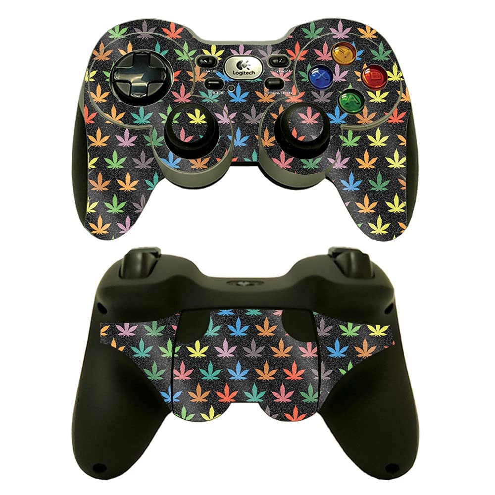 MightySkins Glossy Glitter Skin Compatible with Logitech Wireless Gamepad F710 - Sticky Icky Icky | Protective, Durable High-Gloss Glitter Finish | Easy to Apply and Change Styles | Made in The USA