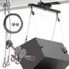 Adaptive Technologies TCK2-018-S Silver Double Pulley Speaker Tilt Cable Kit Assembly, 18 Inch view 1