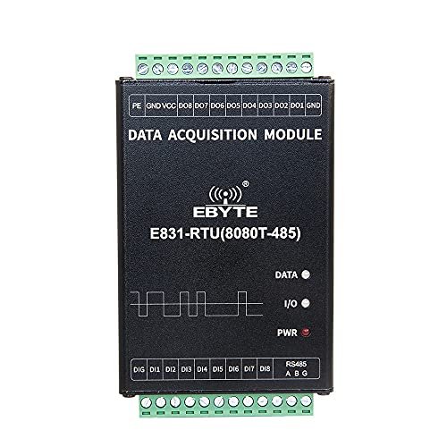 E831-RTU(8080T-485) Modbus RTU IO Controller 8 Channel Digital Quantity Input Relay Output Wireless IoT Modem
