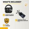 TradeSmart NRR 28 Earmuffs  Professional Hearing Protection for Construction, Yardwork, DIY, & Sports  Adjustable Fit view 2