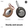 elago l LINE Friends Silicone Case Compatible with Apple AirTag 2nd Gen (2026) & 1st Gen Tracker - Full Protection, Keychain Included, Slim and Simple Design, Scratch-Free, Drop Protection [Official Merchandise] (Brown) view 3