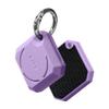LAUT - HUEX GEM case Compatible with AirTag | Strong Velcro Holder  Violet view 2