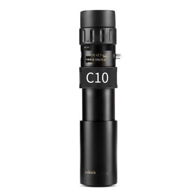 10-30300 Super-Listed Binoculars, Suitable for Wildlife, Bird Watching, Hunting, Camping and Travel, with Mobile Phone Holder and Tripod Plastic, Steel Plate 10-300-40