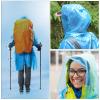 SATINIOR 24 Pack Waterproof Disposable Rain Poncho Sets Include 12 Rain Disposable Poncho and 12 Pairs Shoe Boot Covers for Adults Women Men(Blue) view 4