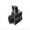 500CM Case, BolinUS Handmade Genuine Real Leather Half Camera Case Bag Cover for Hasselblad 500CM (Black with White Stitch) view 3