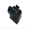 500CM Case, BolinUS Handmade Genuine Real Leather Half Camera Case Bag Cover for Hasselblad 500CM (Black with White Stitch) view 4