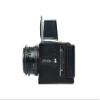 500CM Case, BolinUS Handmade Genuine Real Leather Half Camera Case Bag Cover for Hasselblad 500CM (Black with Red Stitch) view 2