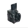 503CW 503CXI Case, BolinUS Handmade Genuine Real Leather Half Camera Case Bag Cover for Hasselblad 503CW 503CXI (Black with Red Stitch) view 4