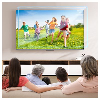 AIZYR Hanging TV Screen Protective Film, Explosion-Proof Anti-Smashing Anti-Blue Light Filter Reduce Eye Fatigue for Flat Curved Screens,49in 1100640mm