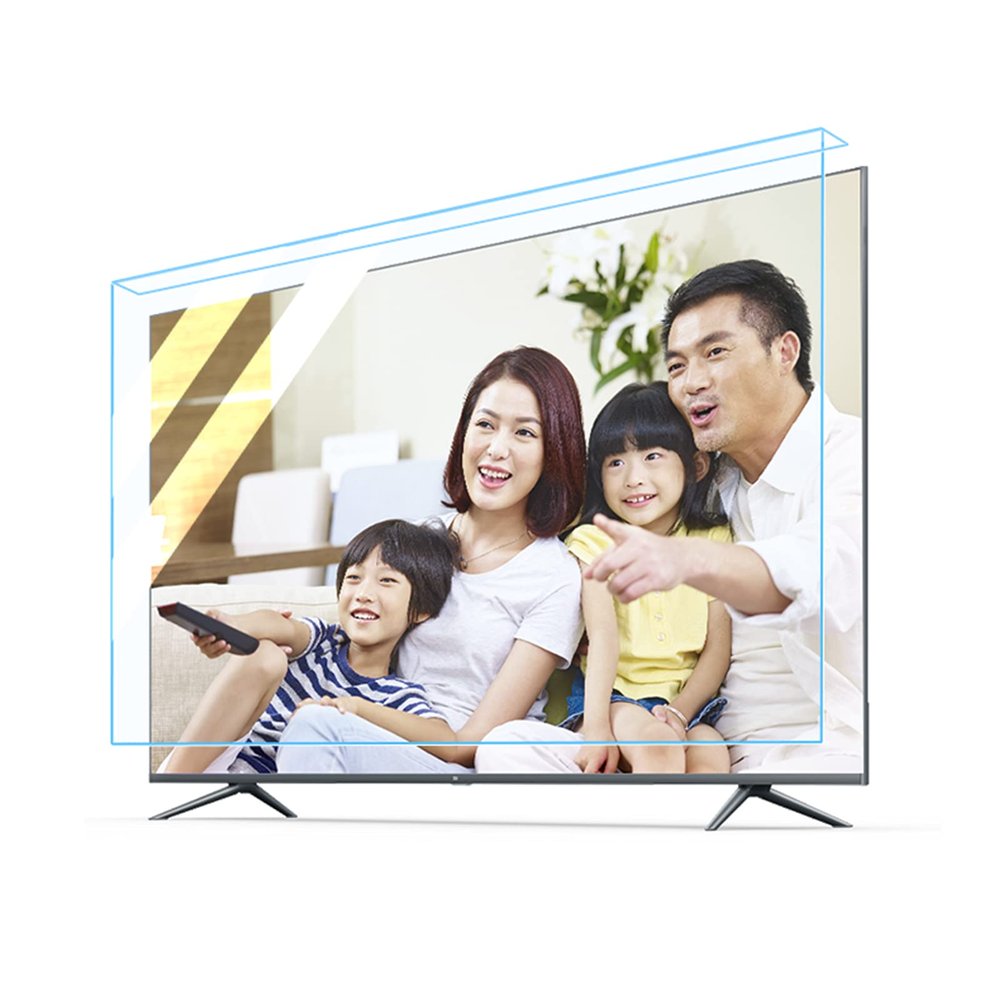 AIZYR Explosion-Proof Screen Protector Panel - Anti-Smashing Anti-Blue Light Filter Reduce Eye Fatigue for Flat Curved Screens,43in 960560mm