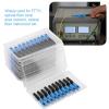 Yuecoom 100pcs Fiber Optic Connector, SC Embedded Fast Connector & Fiber Optic Cable Extender, Quick Connector Adapter, for Fiber Optic Cables view 2