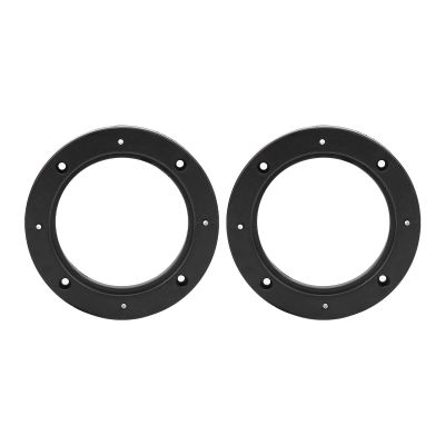Fydun Speaker Spacers, 2pcs 4in Car Audio Speaker Ring Pad Black Automobile Modification Universal