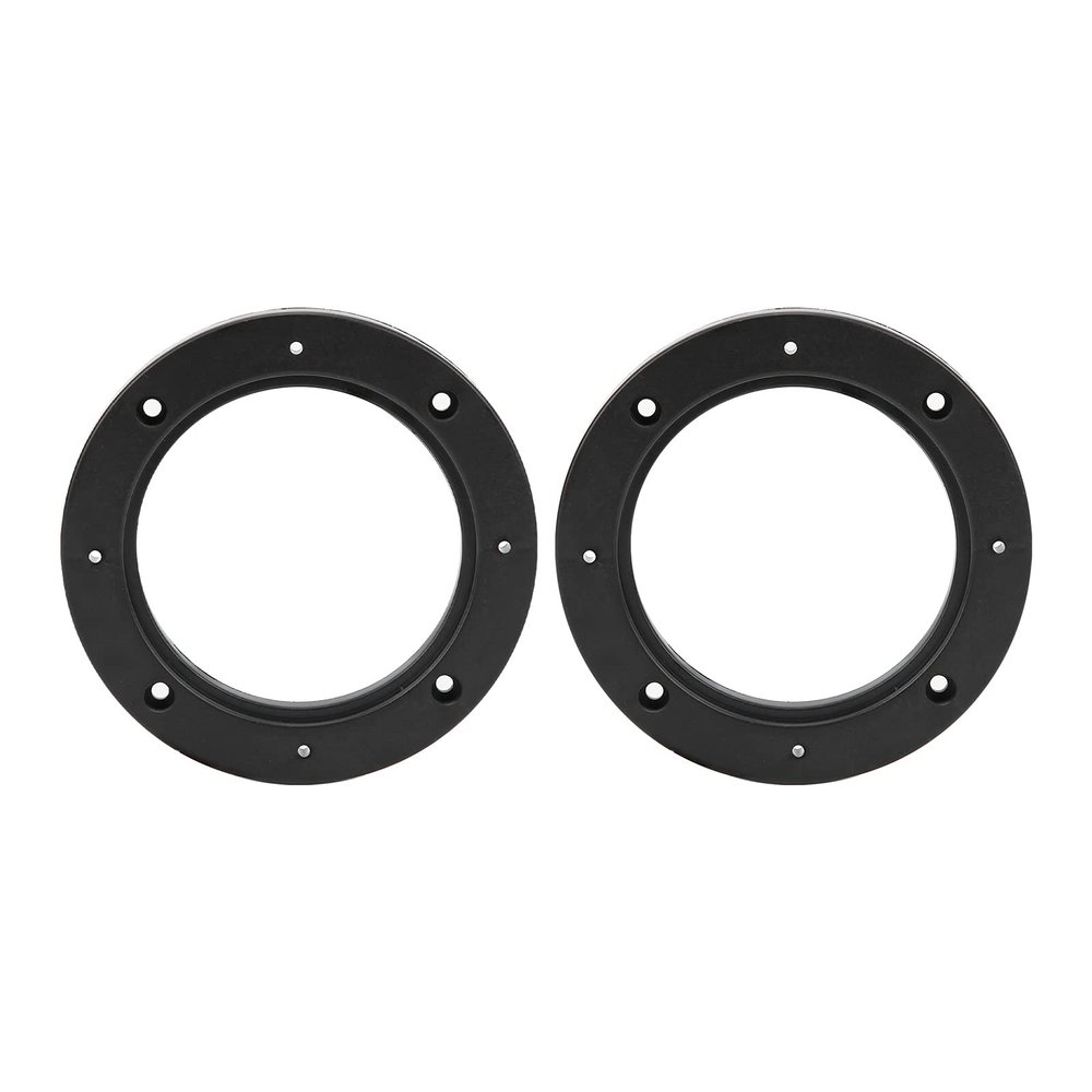 Fydun Speaker Spacers, 2pcs 4in Car Audio Speaker Ring Pad Black Automobile Modification Universal