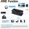 4K HDMI Switcher with Audio Extractor,HD 1080P 4 in 1 Out HDMI Switcher with ARC SPDIF Converter ,3.5mm Stereo Audio view 2