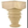 Highland Manor Wood Products Sunbury Coffee Table Leg - 17 1/4" Tall x 2 1/4" Wide (Maple) (Set of 4) view 2
