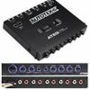 Autotek 4-Band Audio Equalizer with Built-in 2-Way Crossover, 9 Volts, 1/2 DIN, re-amp EQ with Front/Rear Active Crossover, and Selectable 12dB high-Pass Crossover PK2 view 1