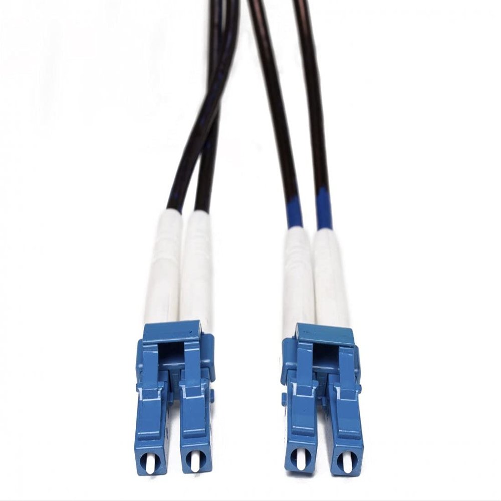 FiberCablesDirect LC LC OS2 Armored Xtreme Fiber Optic Patch Cable Crush-Resistant Corning Glass | 80.0m (262.5ft) | Built for Industrial Installs, Warehouses, Outdoor Conduit