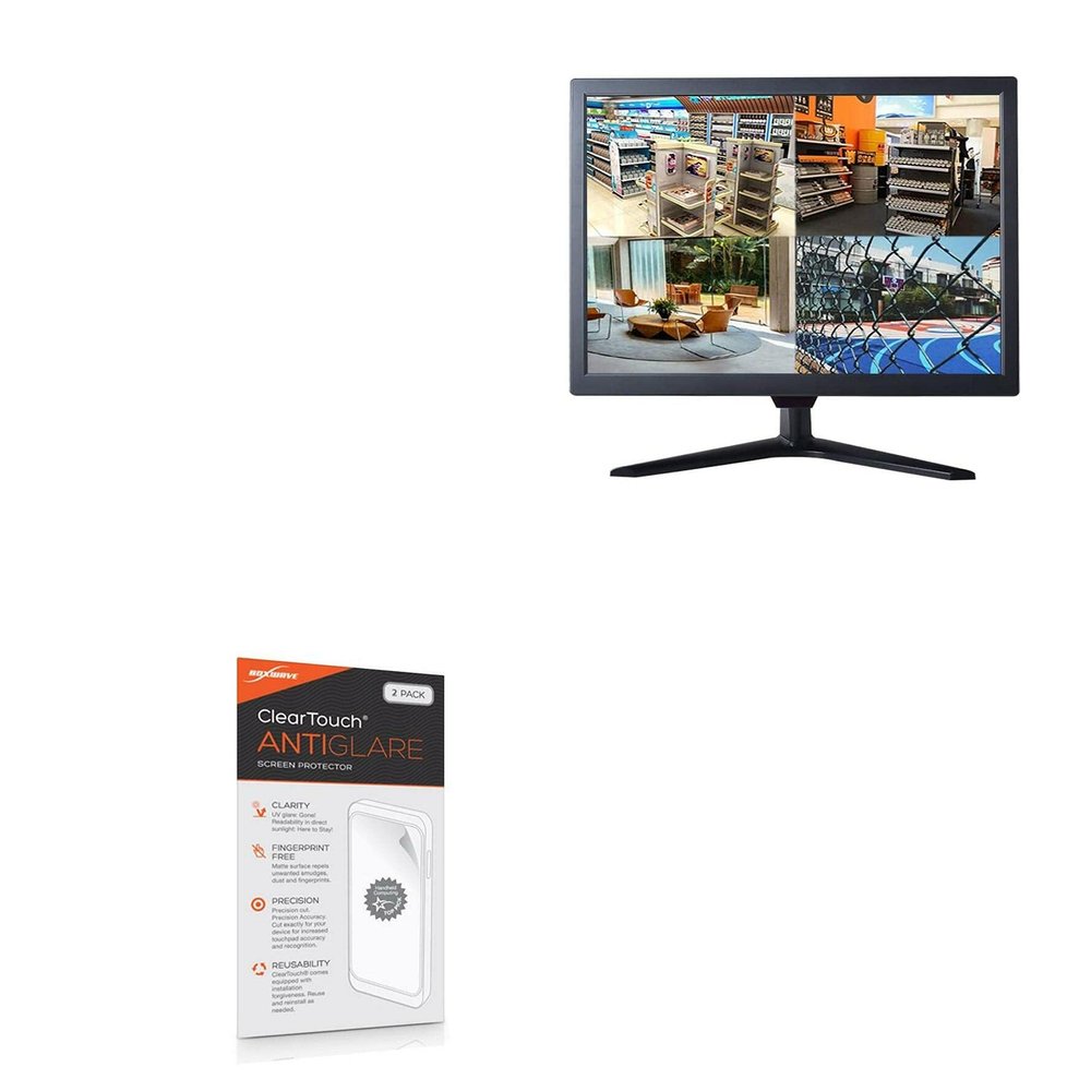 BoxWave Screen Protector Compatible with Cocar CCTV169-19 - ClearTouch Anti-Glare (2-Pack), Anti-Fingerprint Matte Film Skin