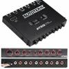 Autotek 4-Band Audio Equalizer with Built-in 2-Way Crossover, 9 Volts, 1/2 DIN, re-amp EQ with Front/Rear Active Crossover, and Selectable 12dB high-Pass Crossover PK1 view 1