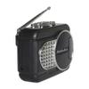 Studebaker Walkabout II Personal Stereo Cassette Player with AM/FM Radio and Built-in Speaker (Black/Silver) view 3