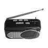 Studebaker Walkabout II Personal Stereo Cassette Player with AM/FM Radio and Built-in Speaker (Black/Silver) view 4