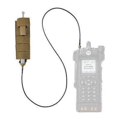 Tactical Antenna Relocation Kit - (Compatible with Motorola, Kenwood, EF Johnson and Tait) (Black, 36 Inch Cable)