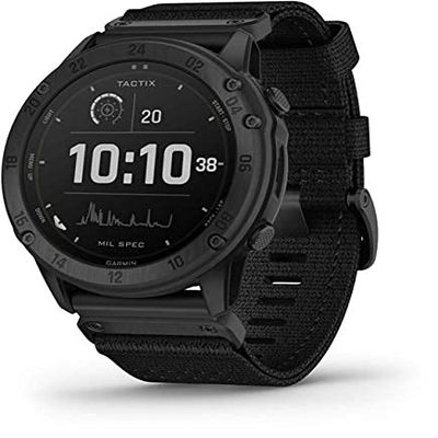 Garmin Tactix Delta Solar Tactical Watch, Black, 010-02357-10 (Renewed)