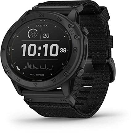 Garmin Tactix Delta Solar Tactical Watch, Black, 010-02357-10 (Renewed)
