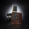 503CX Case, BolinUS Handmade Genuine Real Leather Half Camera Case Bag Cover for Hasselblad 503CX Camera (Coffee) view 4