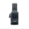 2000FC 2000FC/M 2000FC/W Case, BolinUS Handmade Genuine Real Leather Half Camera Case Bag Cover for Hasselblad 2000FC 2000FC/M 2000FC/W Camera (Black with Black Stitch) view 1
