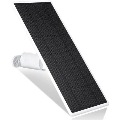 Wasserstein Solar Panel, Solar Panel Charger for Google Nest Cam Outdoor or Indoor, Battery - 2.5W Solar Power - Camera Solar Panels Made for Google Nest (1 Pack)