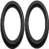 BLLNDX Rubber Ring 2PCS 6.5Inch Black Speaker Rubber Foam Edge Surround Rings Repair Kit for Speaker Repair or DIY view 2