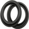 BLLNDX Rubber Ring 2PCS 5Inch Black Speaker Rubber Foam Edge Surround Rings Repair Kit for Speaker Repair or DIY view 1