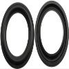 BLLNDX Rubber Ring 2PCS 5Inch Black Speaker Rubber Foam Edge Surround Rings Repair Kit for Speaker Repair or DIY view 2