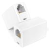 NECABLES 5Pack RJ11 Coupler Phone Line Connector Telephone Cord Adapter RJ11 6P4C Female to Female for Landline Phone and Fax White view 3
