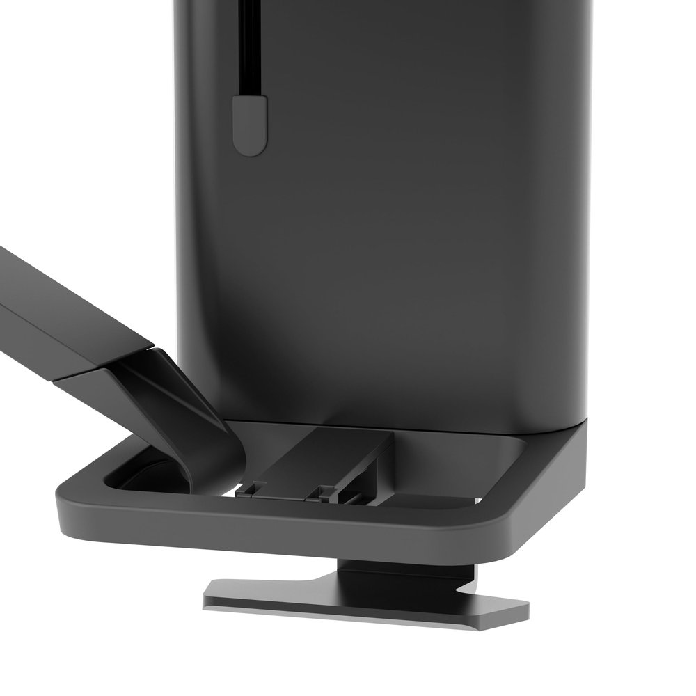 Ergotron TRACE Slim Profile Clamp Kit Add-on for TRACE Monitor Arms Matte Black