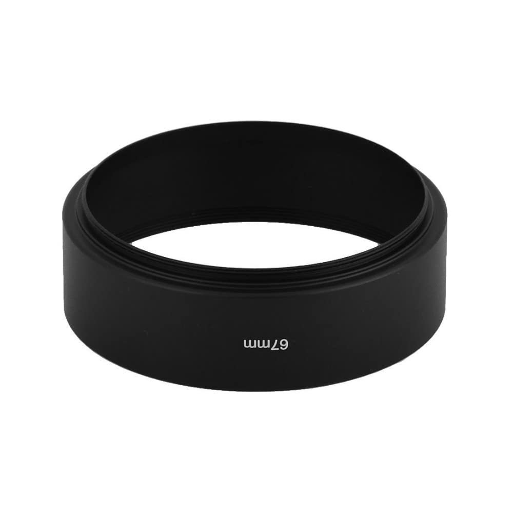 Camera Lens Hood Metal Standard 49mm 52mm 58mm 55mm 62mm 67mm 72mm 77mm 82mm Screw-in Tubular Lente Protect(62mm)