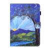 UUcovers 7" Kindle Fire 7 Case 9th/7th/5th Generation (2019/2017/2015 Release) with Stand Pencil Holder [Auto Wake/Sleep] Slim Smart Magnetic Folio PU Leather & TPU Back Cover, Mountain Flower Tree view 3