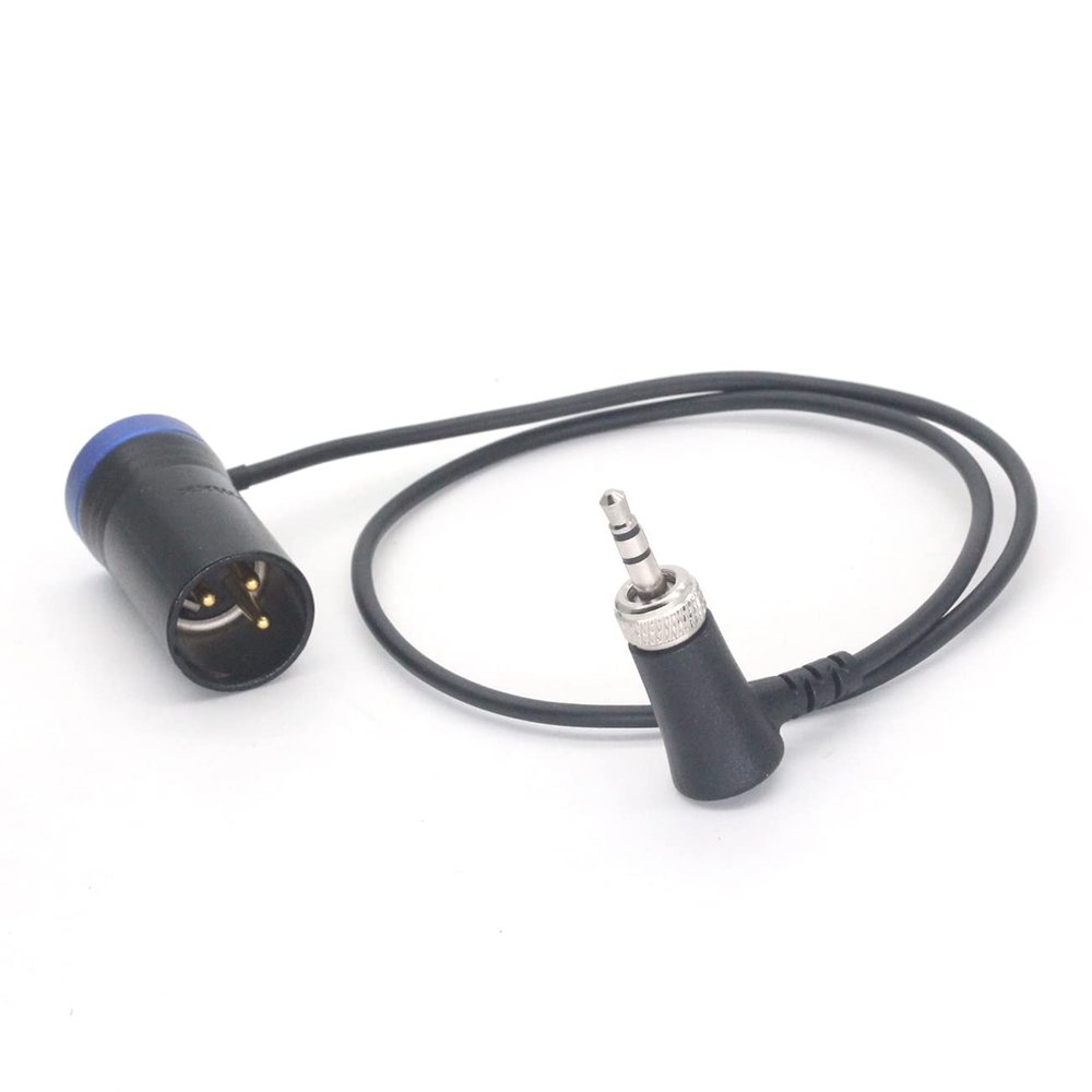 SZJELEN Sony D11 Audio Cable,NEUTRIK 3pin XLR Male to 3.5 Audio with Lock for Sony D11 Headphone Return Audio Cable (Blue)