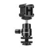 CAMVATE Adjustable 1/4"-20 Ball Head Support with Shoe Mount Adapter + 3-Way Cold Shoe Mount Bundle - 2889 view 1