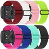 8 Pack Elastic Bands Compatible with Fitbit Versa 3 & Fitbit Versa 4 & Fitbit Sense & Fitbit Sense 2, Adjustable Nylon Sport Strethy Wristband for Fitbit Versa 3 / Versa 4 Smartwatch Women Men view 1