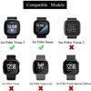 8 Pack Elastic Bands Compatible with Fitbit Versa 3 & Fitbit Versa 4 & Fitbit Sense & Fitbit Sense 2, Adjustable Nylon Sport Strethy Wristband for Fitbit Versa 3 / Versa 4 Smartwatch Women Men view 2