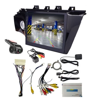 10.1 Inch 2din Android Car Radio Bluetooth Multimedia Video Player Car Stereo GPS Navigation Compatible for Kia K2 2017-2019+4LED Camera+USB ADAS DVR