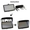 7 Inch GPS Navigation Sun Shade Shield Glare Visor for Car GPS Screen Sun Shield Glare Reducing Visor Shade (Black 2) view 4